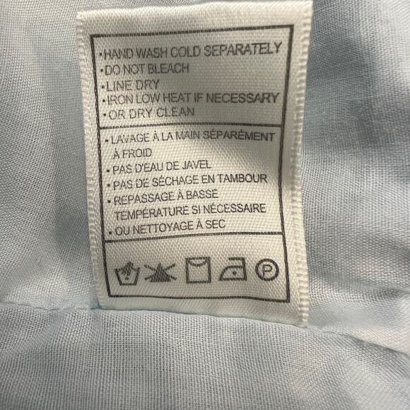 Cupcakes & Cashmere Tencel Sky Blue Belted Shorts Size 2 - Picture 8 of 8